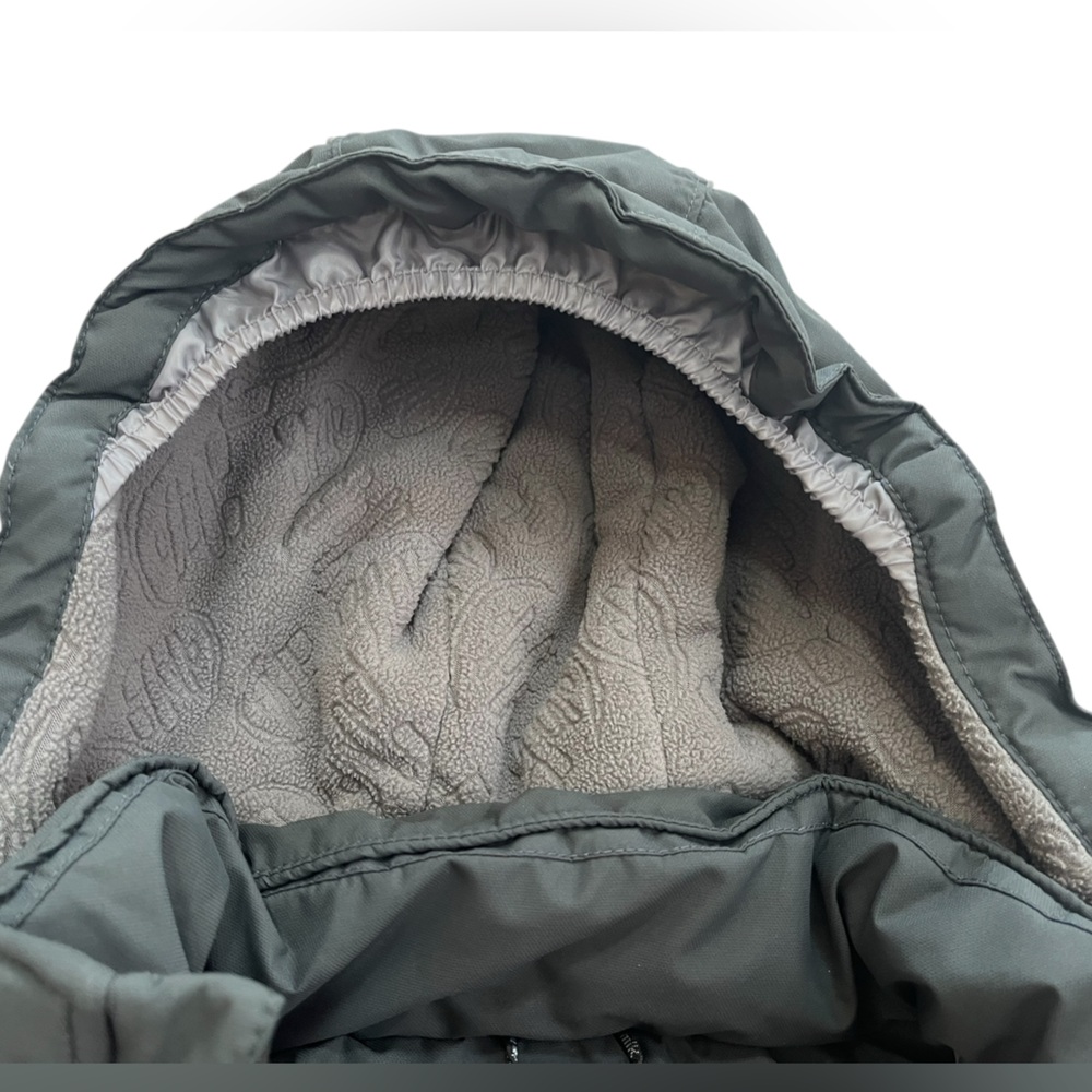 Kamik Dark Gray Puffer Jacket with Red Zippers, Size Youth 14 - Picture 11 of 16